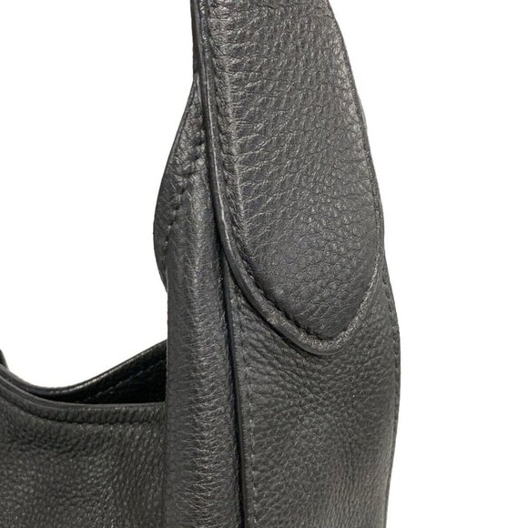 Auth PRADA Logo 1BC013 Black Leather - Shoulder Bag - Picture 11 of 16